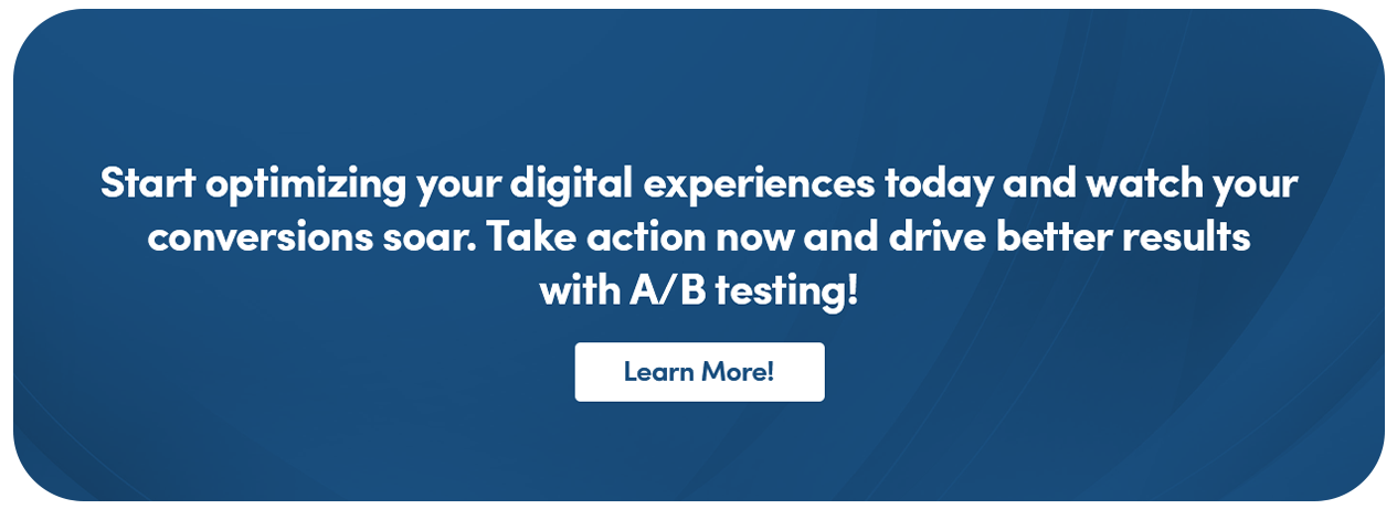 AB Testing is an iterative procedure Committing to continuous learning