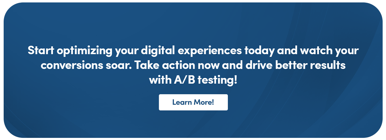 AB Testing is an iterative procedure Committing to continuous learning